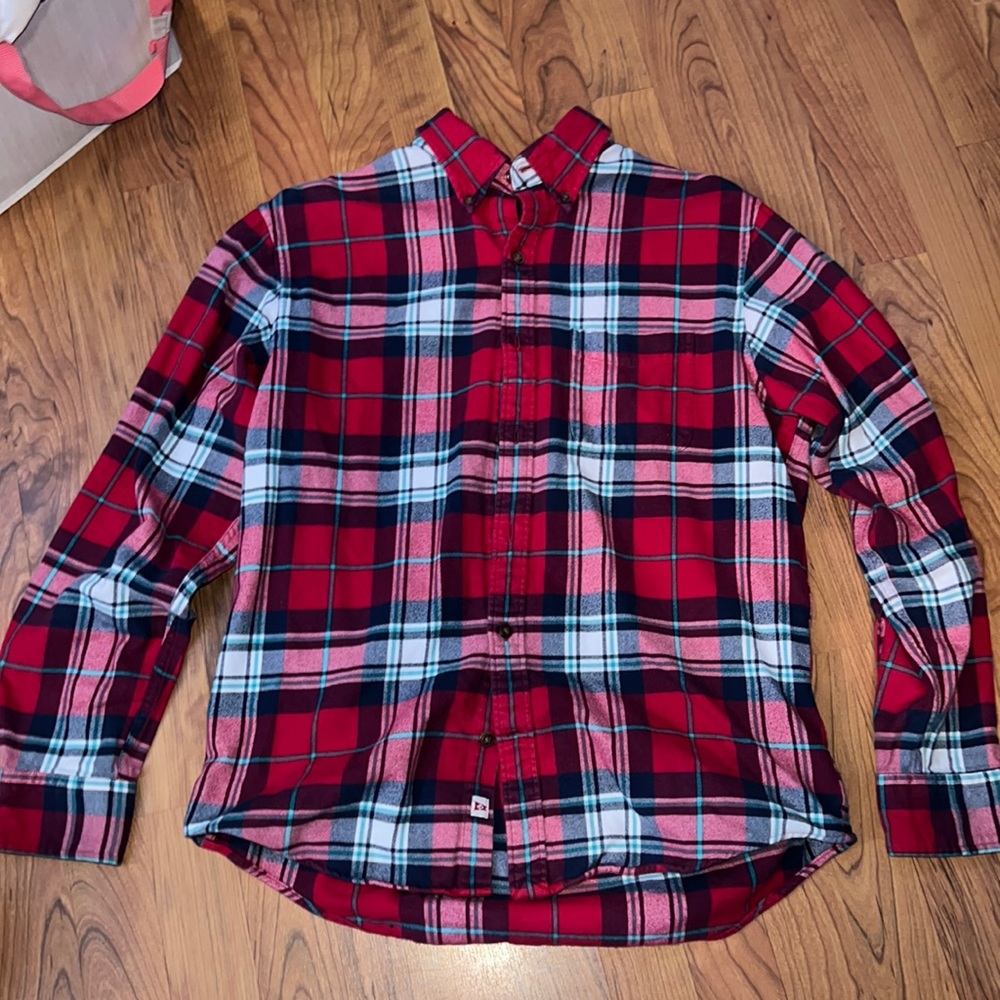 Great condition Red Lands End flannel